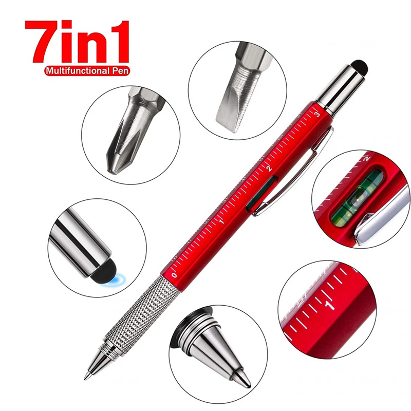 Office Technician - 7 In 1 Multifunction Ballpoint Pen
